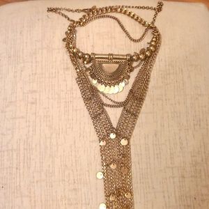 Vintage long beautiful ethnic necklace
